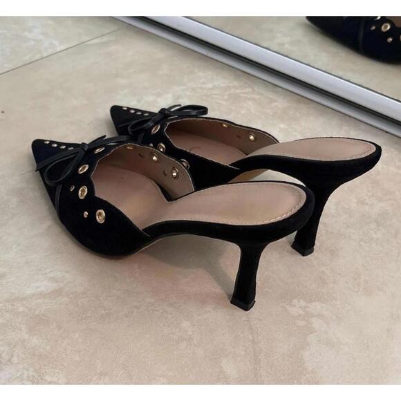 Black kitten heels - Picture 3 of 3